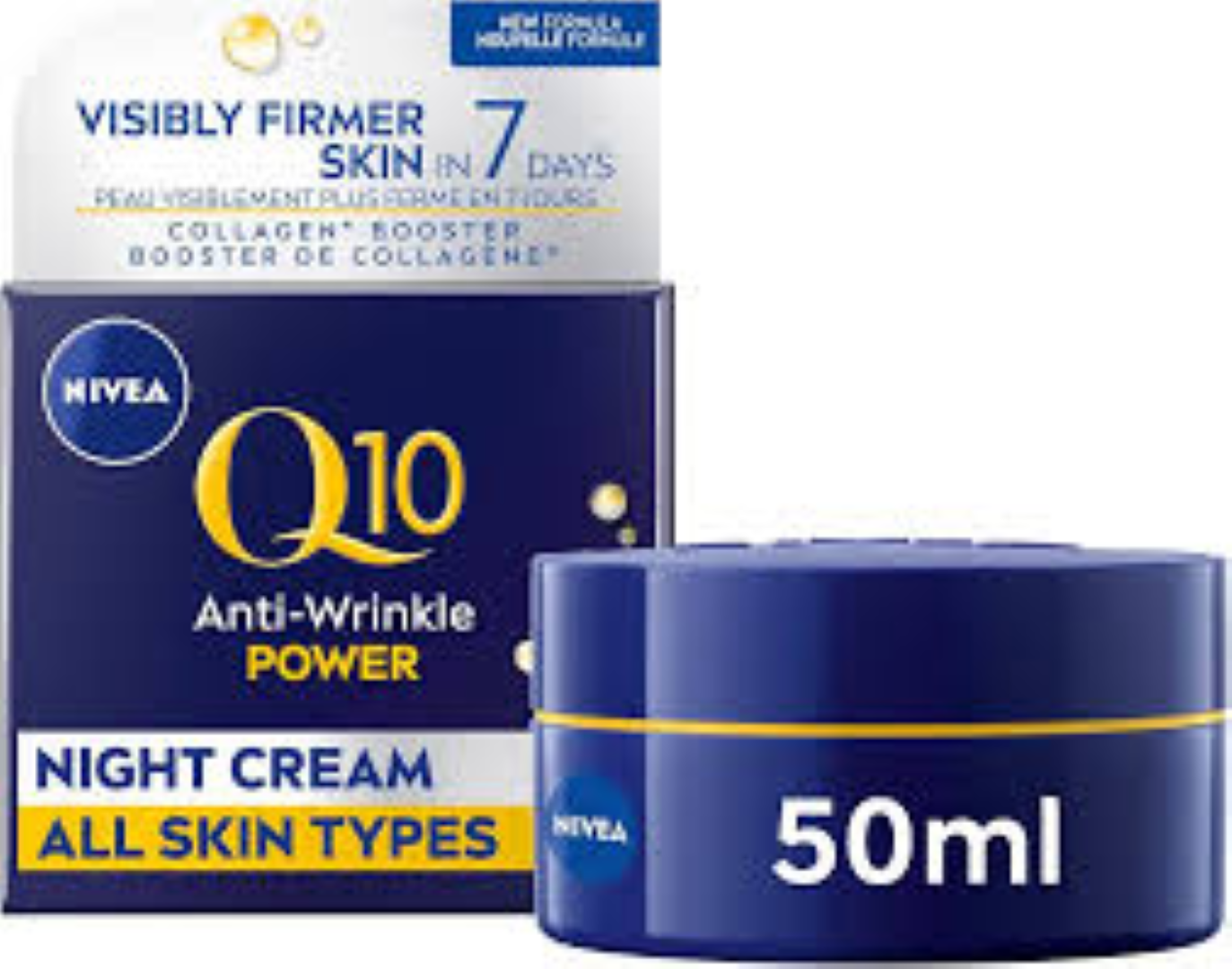 NIVEA VISAGE ANTI WRINKLE Q10 PLUS CREAM(NIGHT)50ML